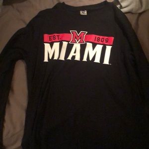 Miami University long sleeve shirt